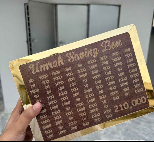 Umrah Saving Box – Box For Umrah Saving